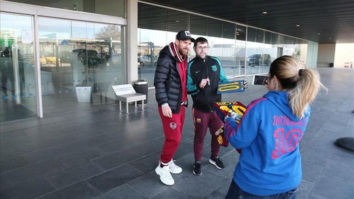 Escapada express de Messi para visitar a su gurú