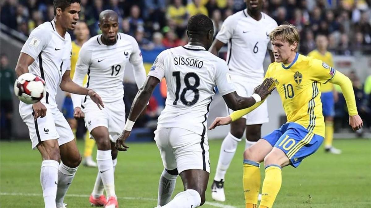 Suecia es ahora líder de grupo, empatada a puntos con Francia