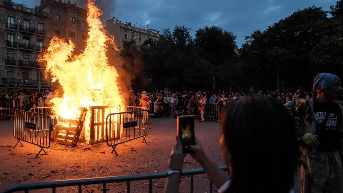 La verbena de Sant Joan en Barcelona