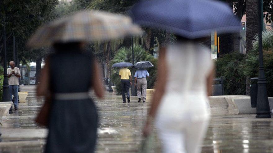 El miércoles habrá que sacar el paraguas en Málaga.