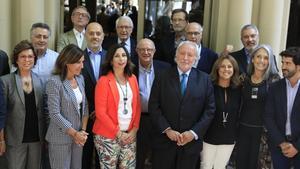 Encuentro de los representantes del catalanismo moderado.