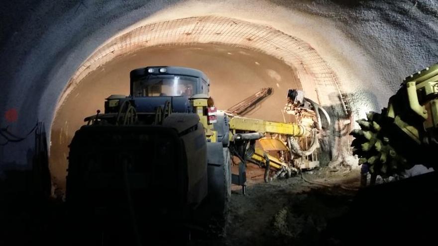 La perforació de la rampa de Cabansses, a Súria.