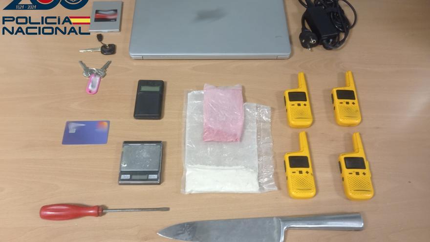 Pillado con una moto robada y droga preparada para su venta en Ibiza