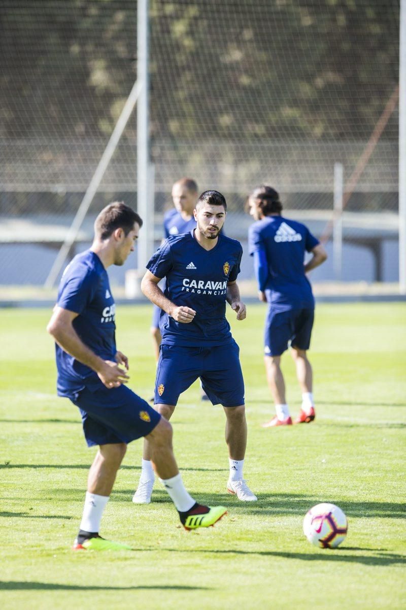 Primer entrenamiento del Real Zaragoza