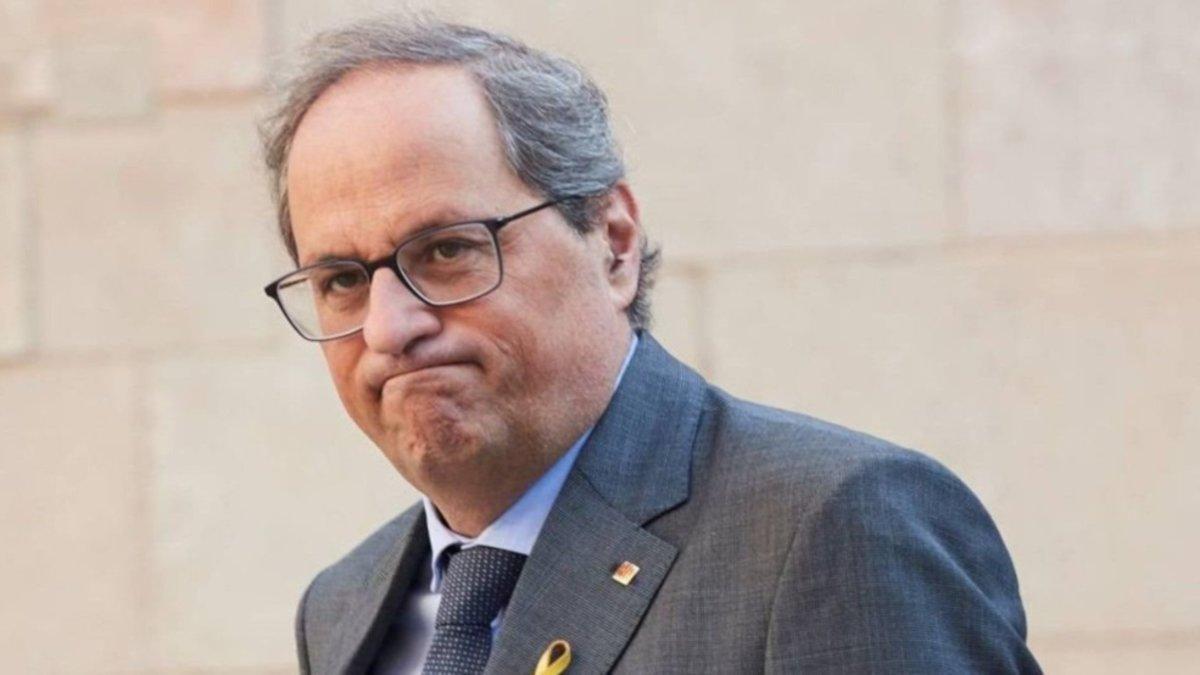 Quim Torra pide no viajar a Madrid, y avisa de más restricciones en Catalunya