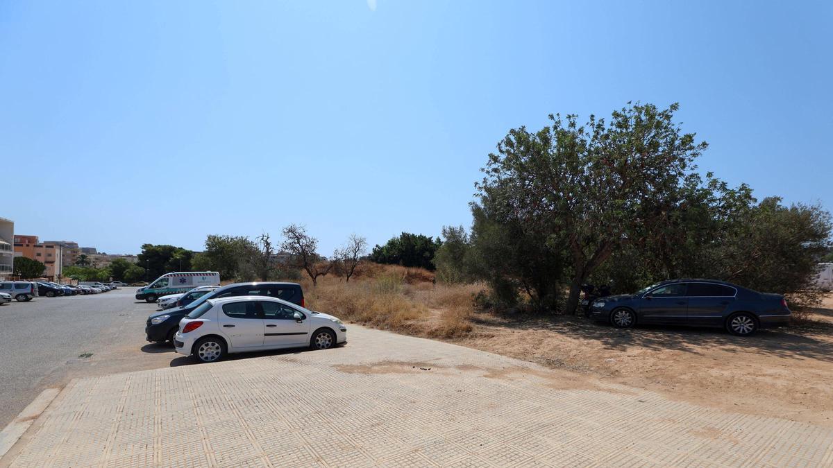 Vista del solar de Can Cantó donde está prevista la promoción.