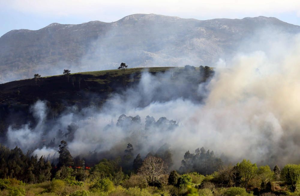 Incendios en Asturias