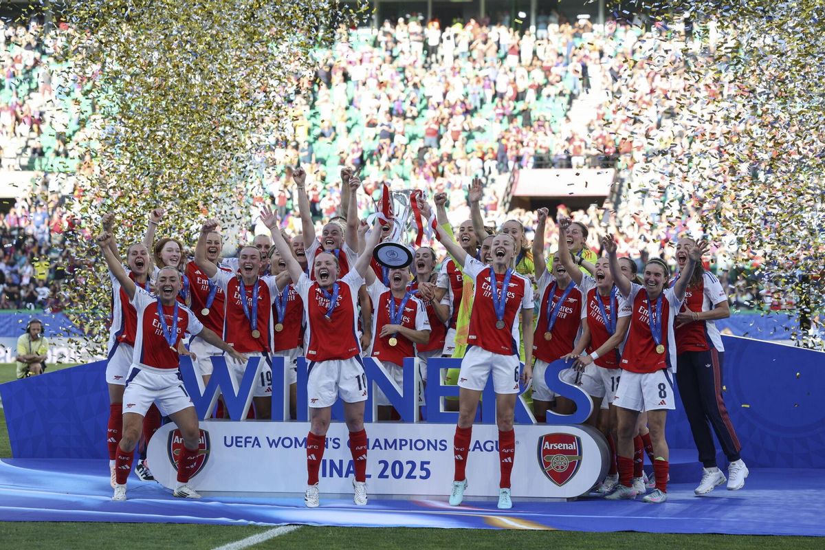 Les imatges de lArsenal - Barça de la final de la Champions femenina