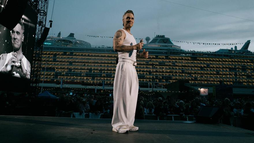 El Concierto de Robbie Williams en Málaga, en imágenes