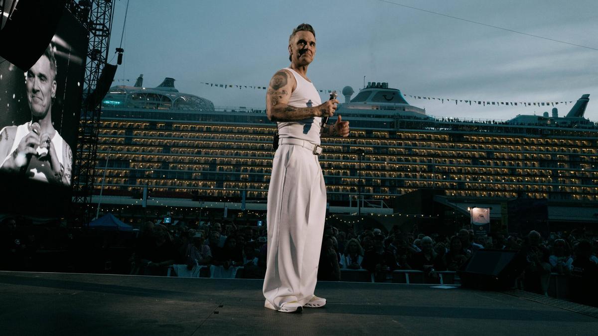 El Concierto de Robbie Williams en Málaga, en imágenes
