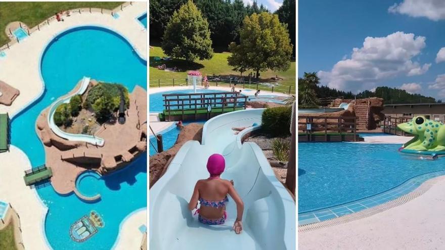 El parque acuático de un pueblo leonés de 3.000 habitantes que le hace competencia a las piscinas Valencia de Don Juan: toboganes, cascadas, jacuzzis, hinchables y hasta una isla