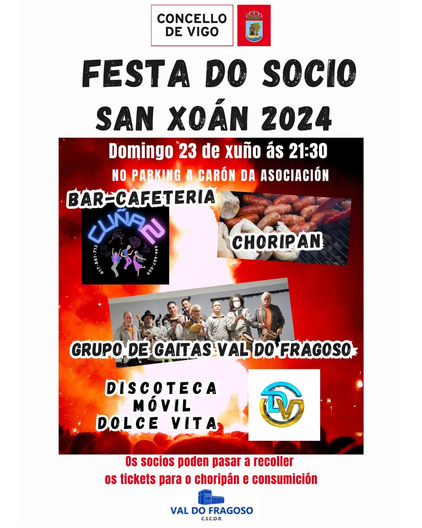 Programa de las fiestas de San Juan de Vigo 2024: Val do Fragoso