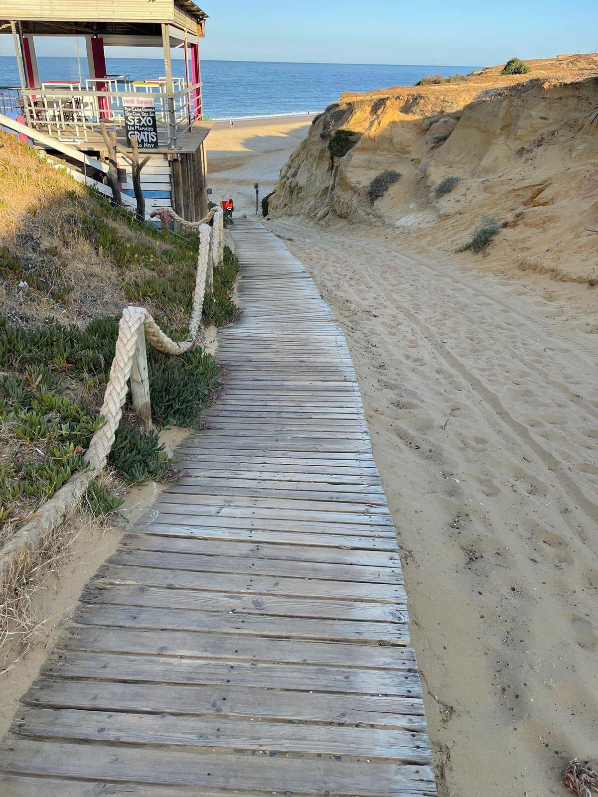 Playa canina de Matalascañas.