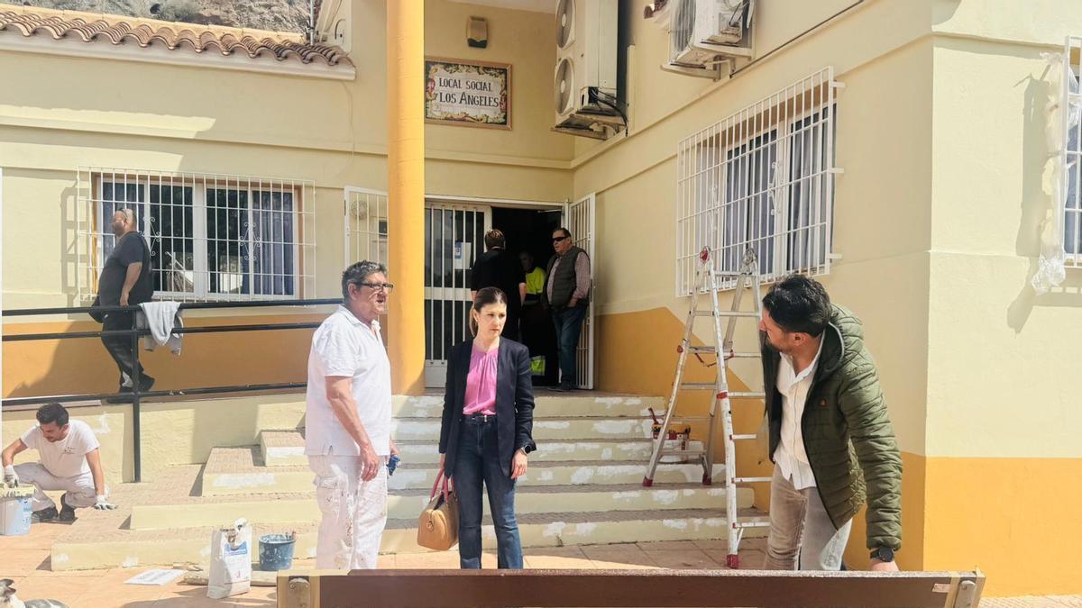 El concejal Antionio David Sánchez y la edil, Rosa María Medina.