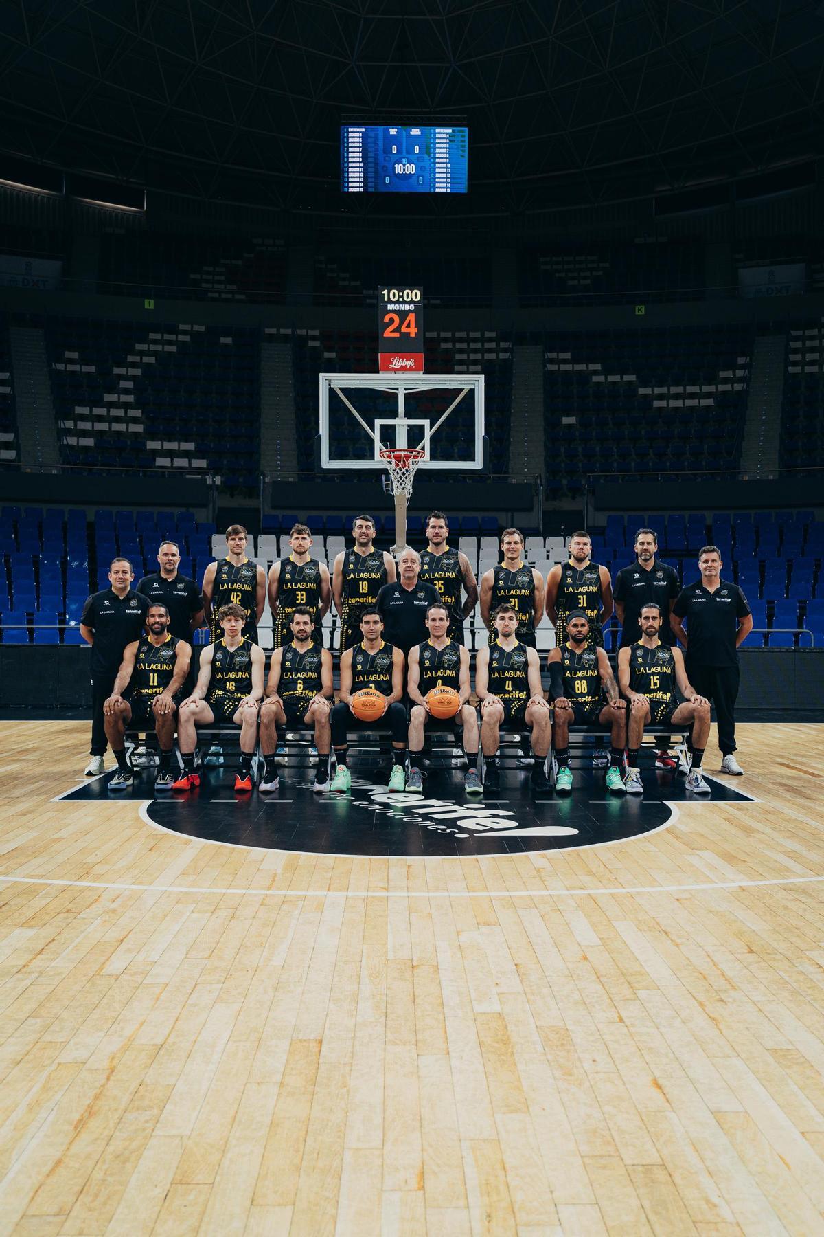 Plantilla con la que el CB Canarias se presenta en la Final Four de Badalona.