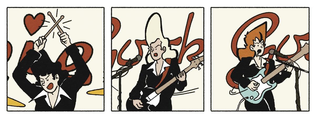 Tres viñetas de 'La cara B'.