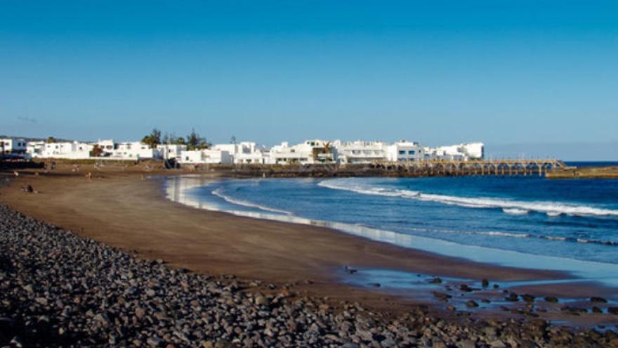 Playa de La Garita, en Arrieta (Haría).