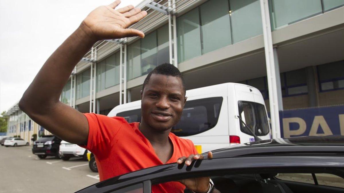 Wakaso tuvo problemas con su vehículo