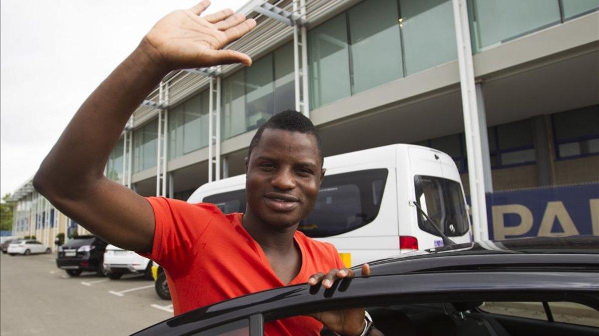 Wakaso tuvo problemas con su vehículo