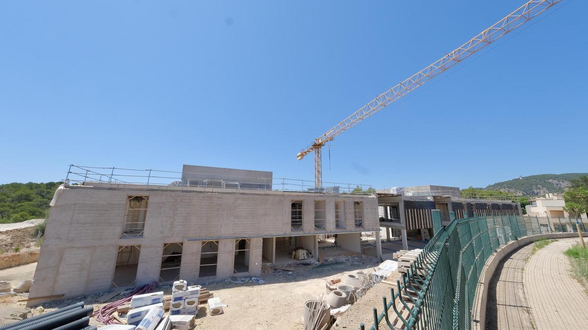 Así han quedado las obras en la residencia de mayores dependientes de Son Dureta tras el concurso de acreedores que ha presentado la constructora