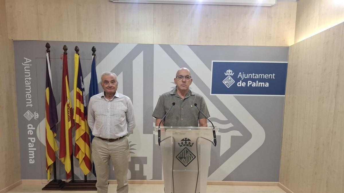 Los regidores de Vox Fulgencio Coll y Luis Acosta.