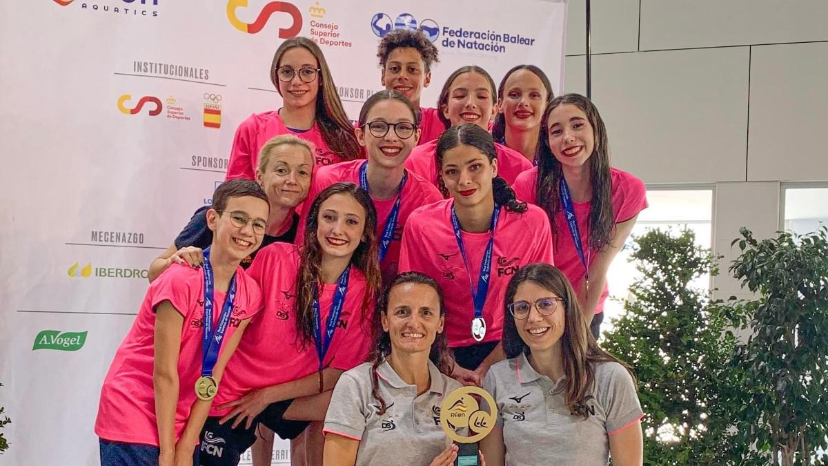 La Selecció Catalana Infantil de Natació Artística, campiona d'Espanya