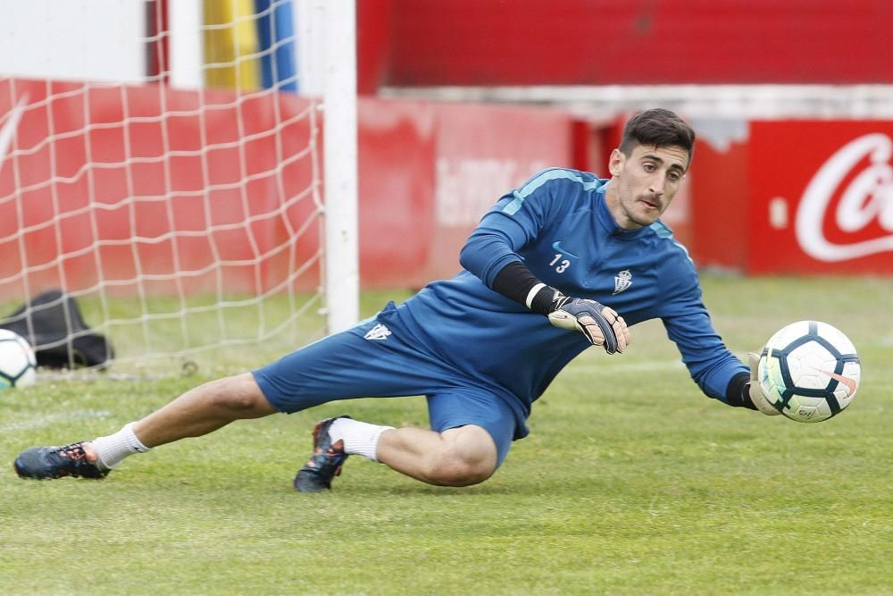 Entrenamiento del Sporting