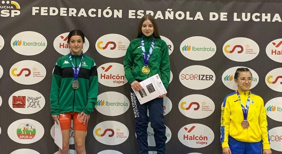 Fotogalería | Los éxitos extremeños en el Campeonato de España de lucha