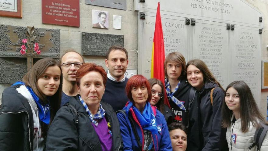 Xàtiva, present als actes d´homenatge a Mauthausen