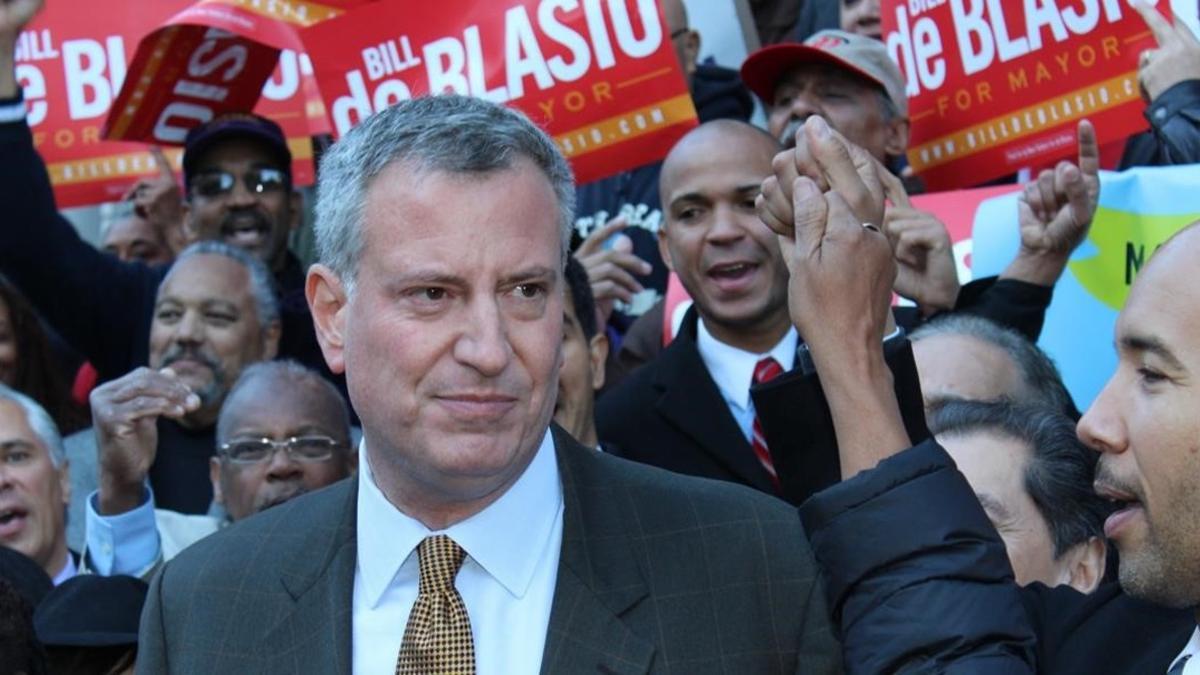 Bill de Blasio, alcalde de Nueva York, en una imagen de archivo.