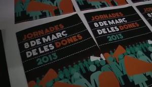 Inauguració dels actes del Dia de la Dona a Santa Coloma de Gramenet.