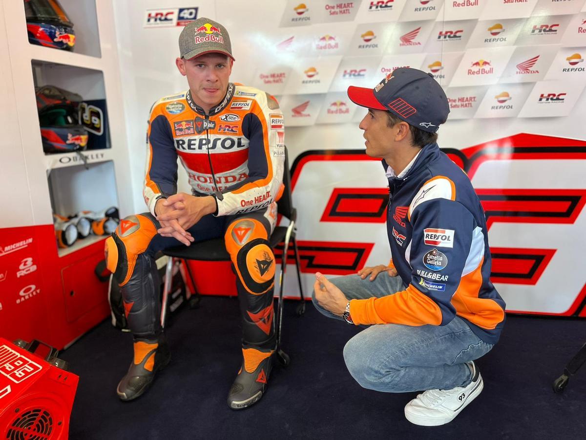 Márquez supervisa el treball d’Honda a Àustria