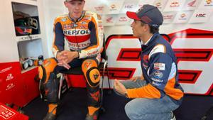 Márquez supervisa el treball d’Honda a Àustria