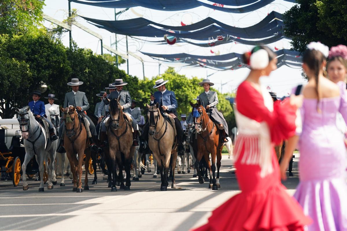 Feria de Málaga 2023 | Caballos y jinetes, esencia de la Feria en el Real