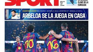 Esta es la portada de SPORT de hoy martes, 7 de abril de 2026