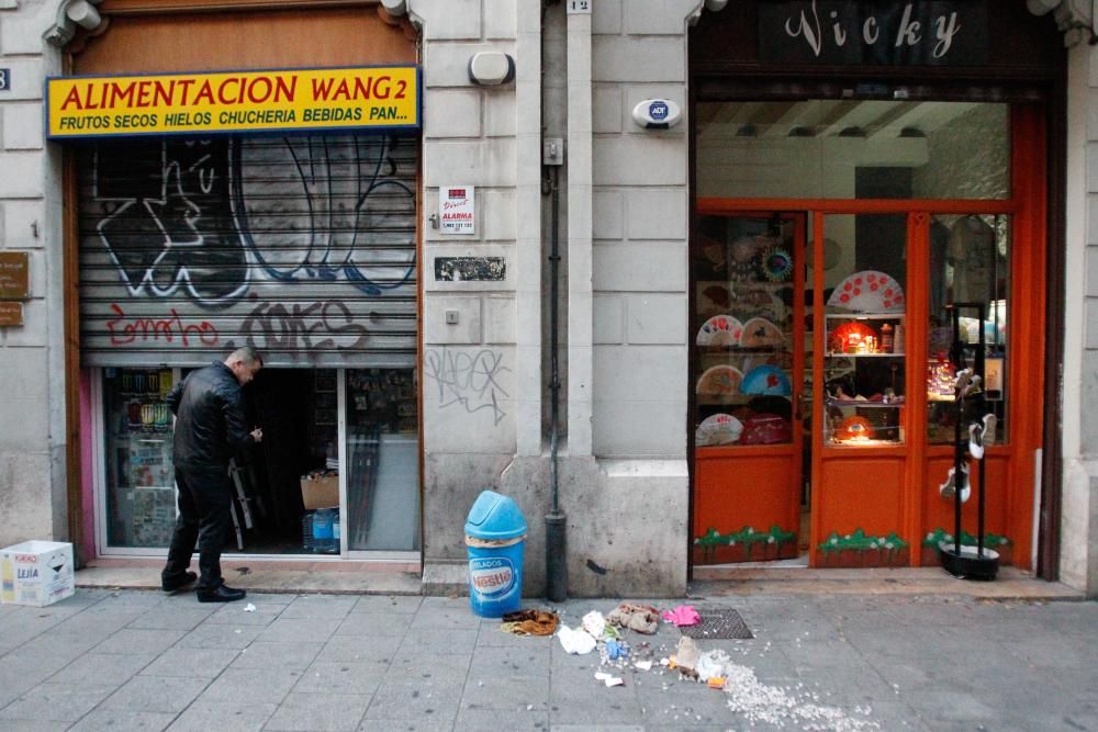 Un hombre apuñala a su pareja en el centro de Valencia