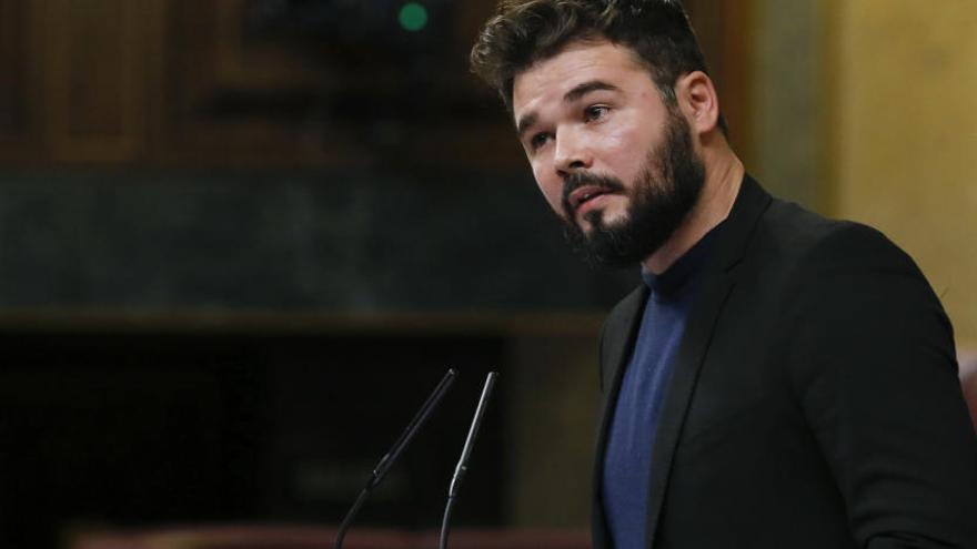 Rufián, sobre la campanya dels fanalets: «No m&#039;agrada»