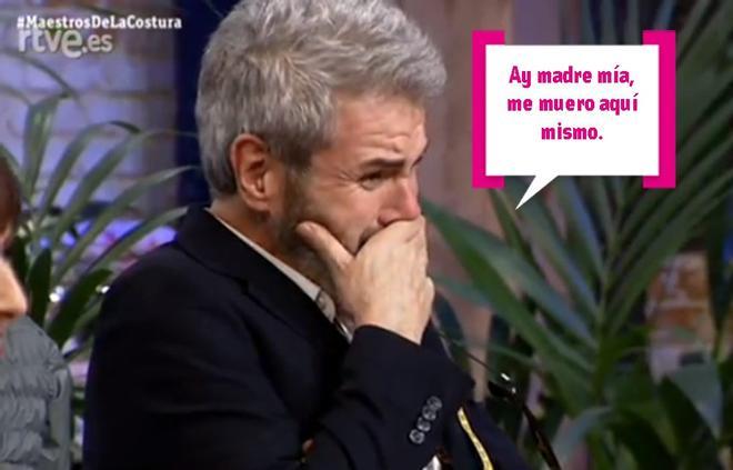 Lorenzo Caprile llorando tras la expulsión de Pa