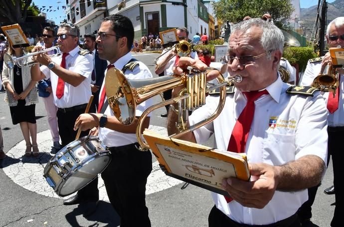 05/08/2019 LOMO MAGULLO. TELDE. Procesión de la Virgen de Las Nieves y pase de mascotas al finalizar el acto.   Fotógrafa: YAIZA SOCORRO.  | 05/08/2019 | Fotógrafo: Yaiza Socorro