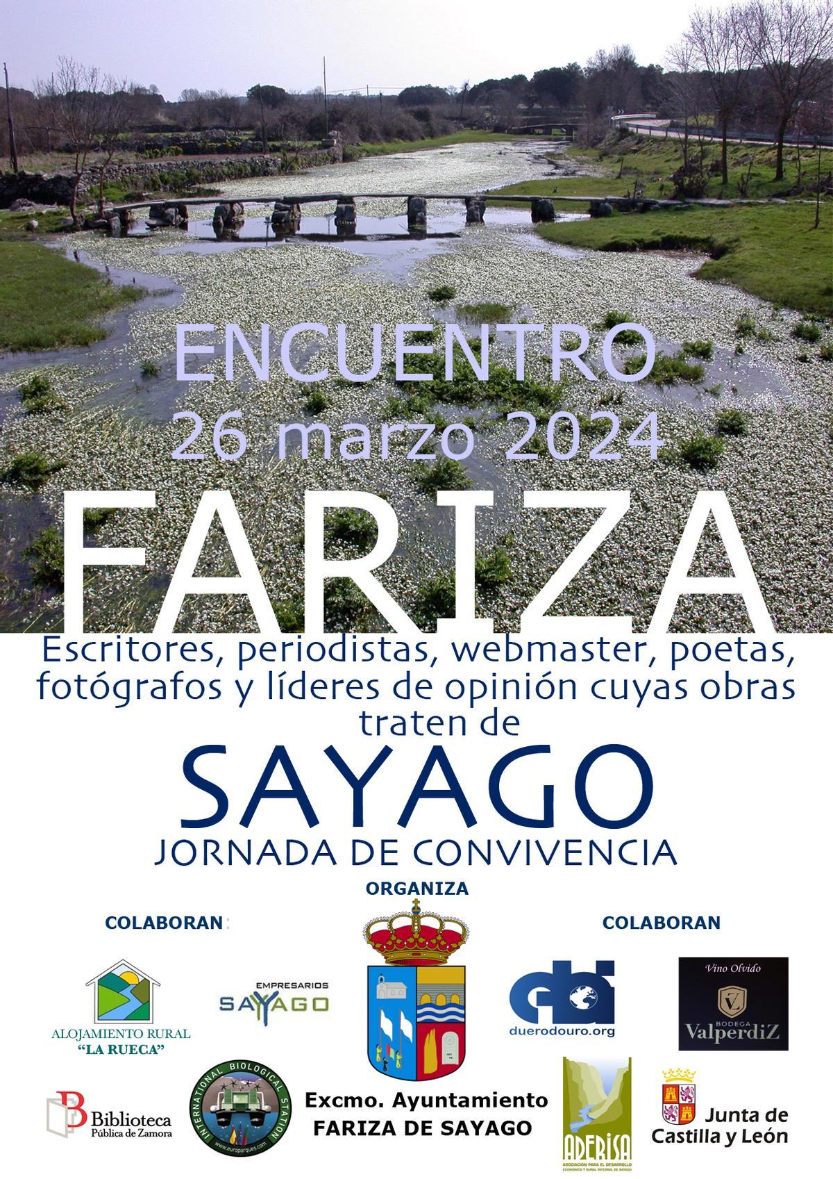 Cartel del encuentro en Fariza