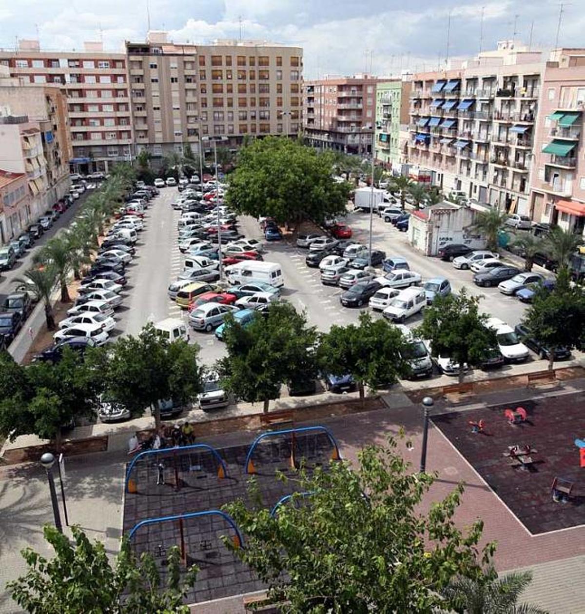 Vistas del solar en el que se construirá el Auditorio Ciutat d'Elx