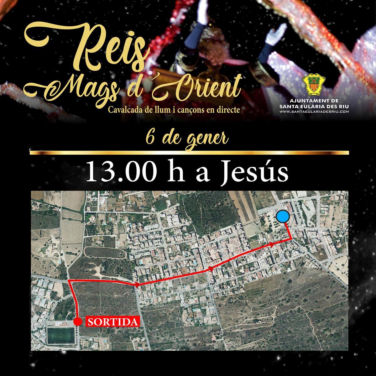 Recorrido en Jesús.