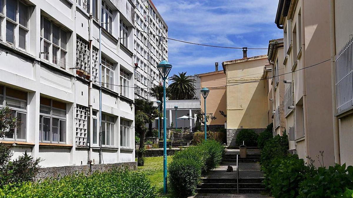 Edificios de viviendas en el Barrio de las Flores.