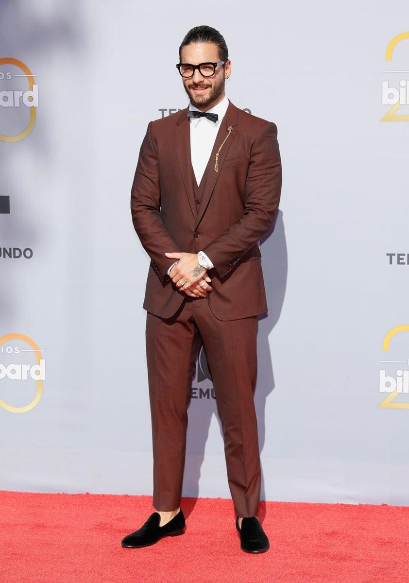 Maluma en la alfombra roja de los 'Billboard Music Awards'