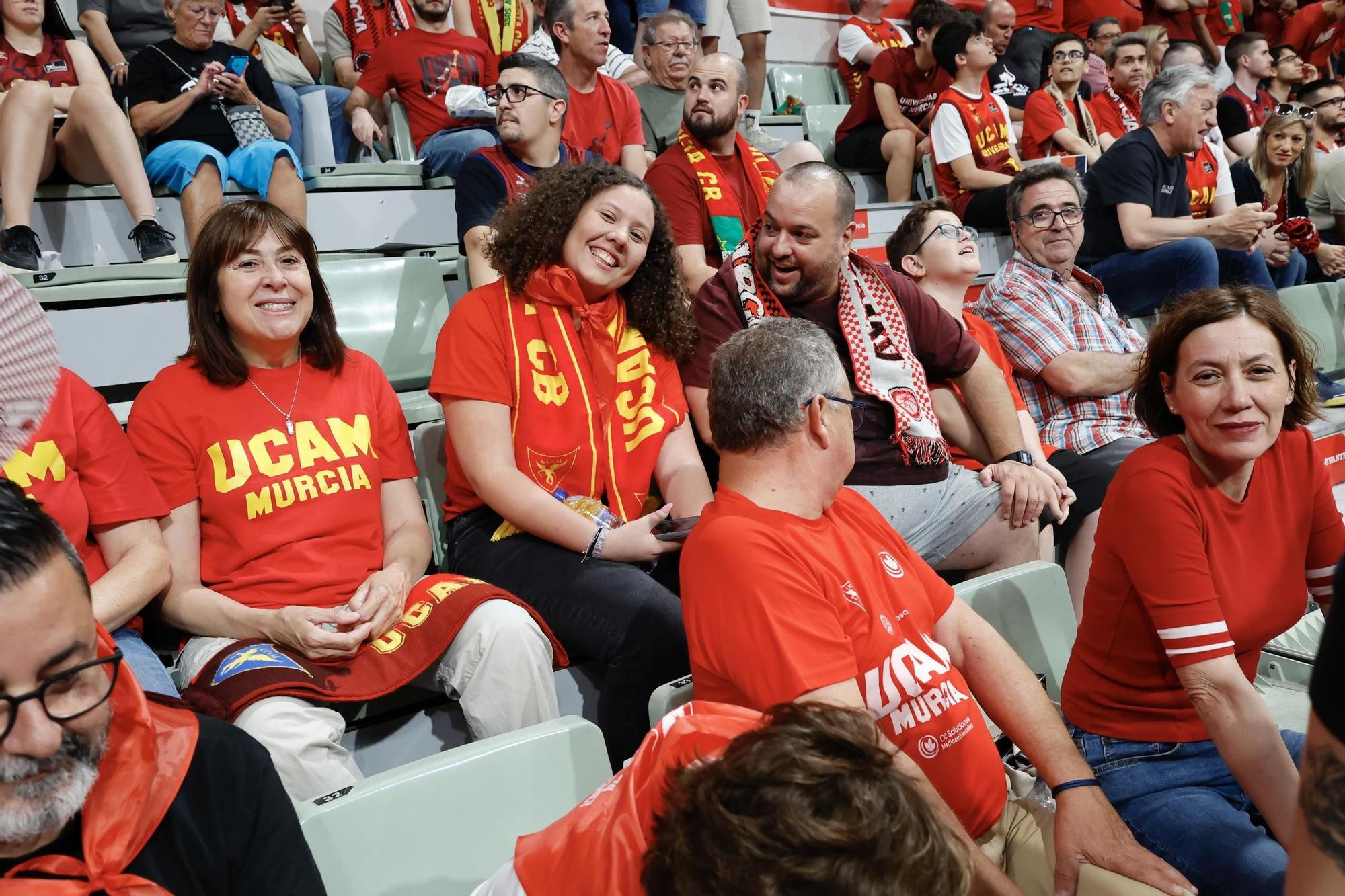 Las imágenes del cuarto partido de semifinales de la ACB entre el UCAM Murcia - Unicaja