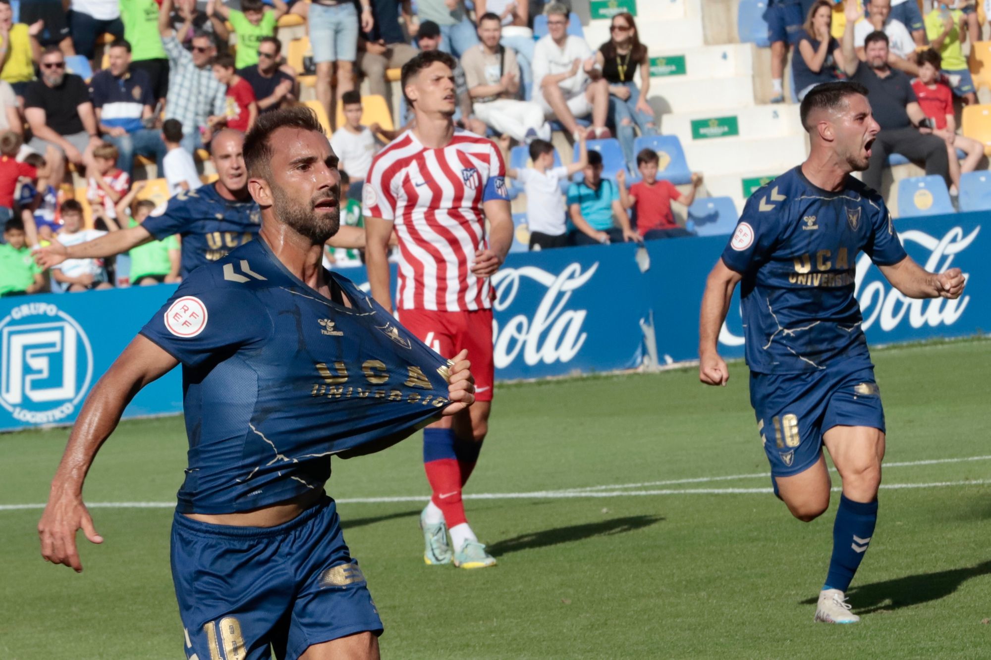 UCAM Murcia-Atlético de Madrid B: Empate en la ida de la final por el ascenso a 1ªRFEF