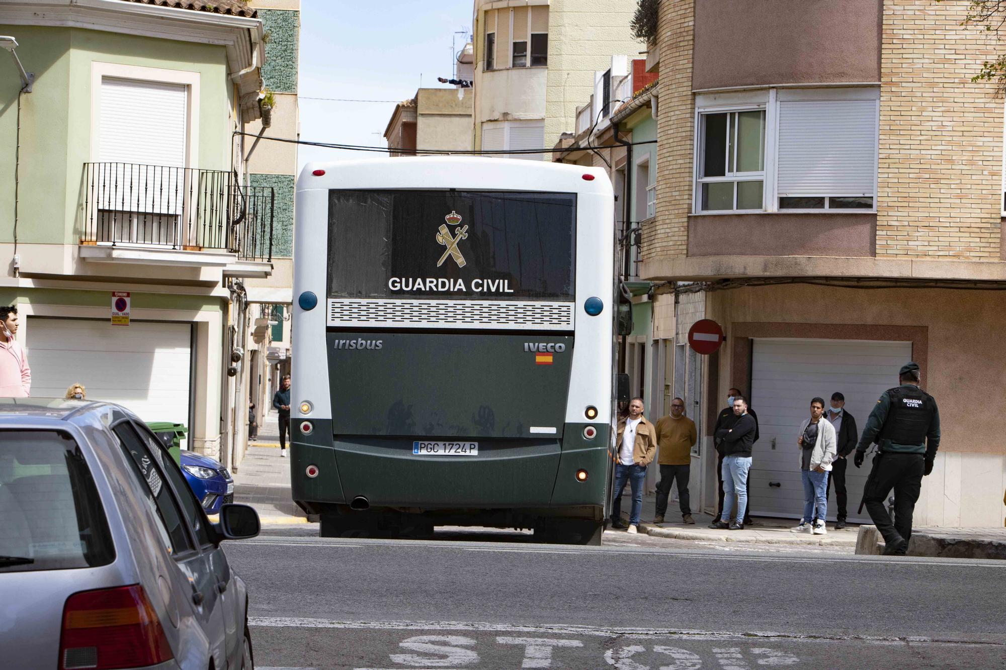 A disposición judicial los seis detenidos por el asesinato a tiros de El Pozo en Favara