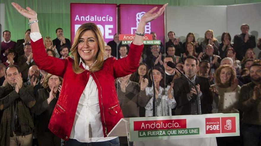 Susana Díaz comunica a IU el adelanto de las elecciones andaluzas