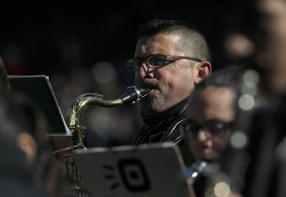 La Sociedad Musical La Lira de Chulilla puso música a la victoria del Valencia