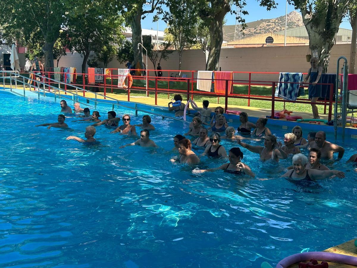 Participantes en las actividades acuáticas